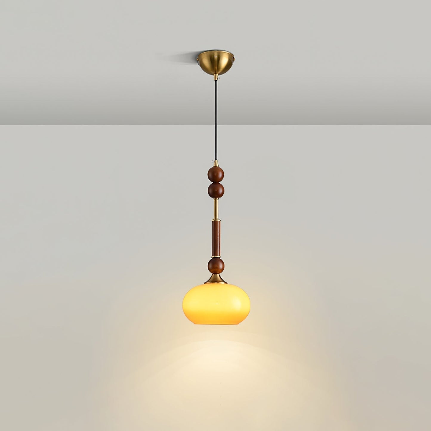 Houten Hanglamp met LED - Elegante Design Jérôme