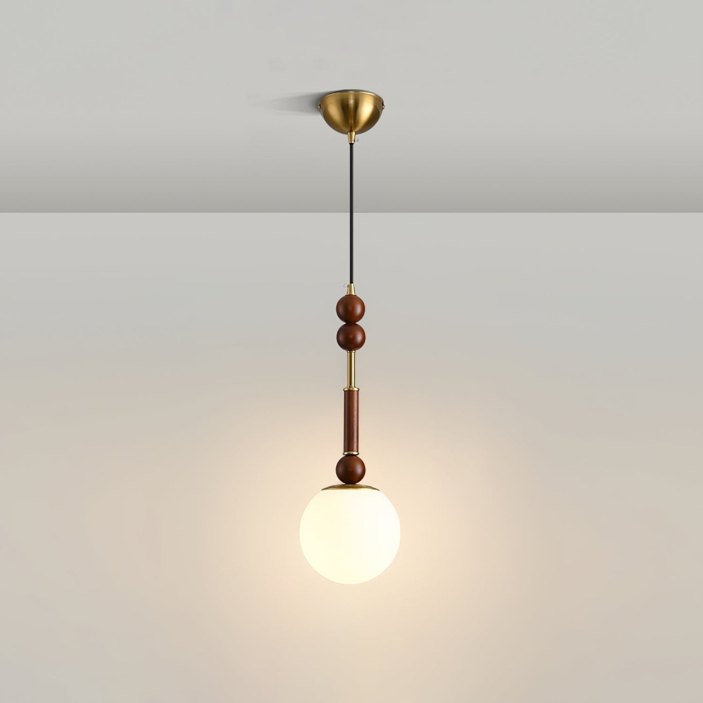Houten Hanglamp met LED - Elegante Design Jérôme