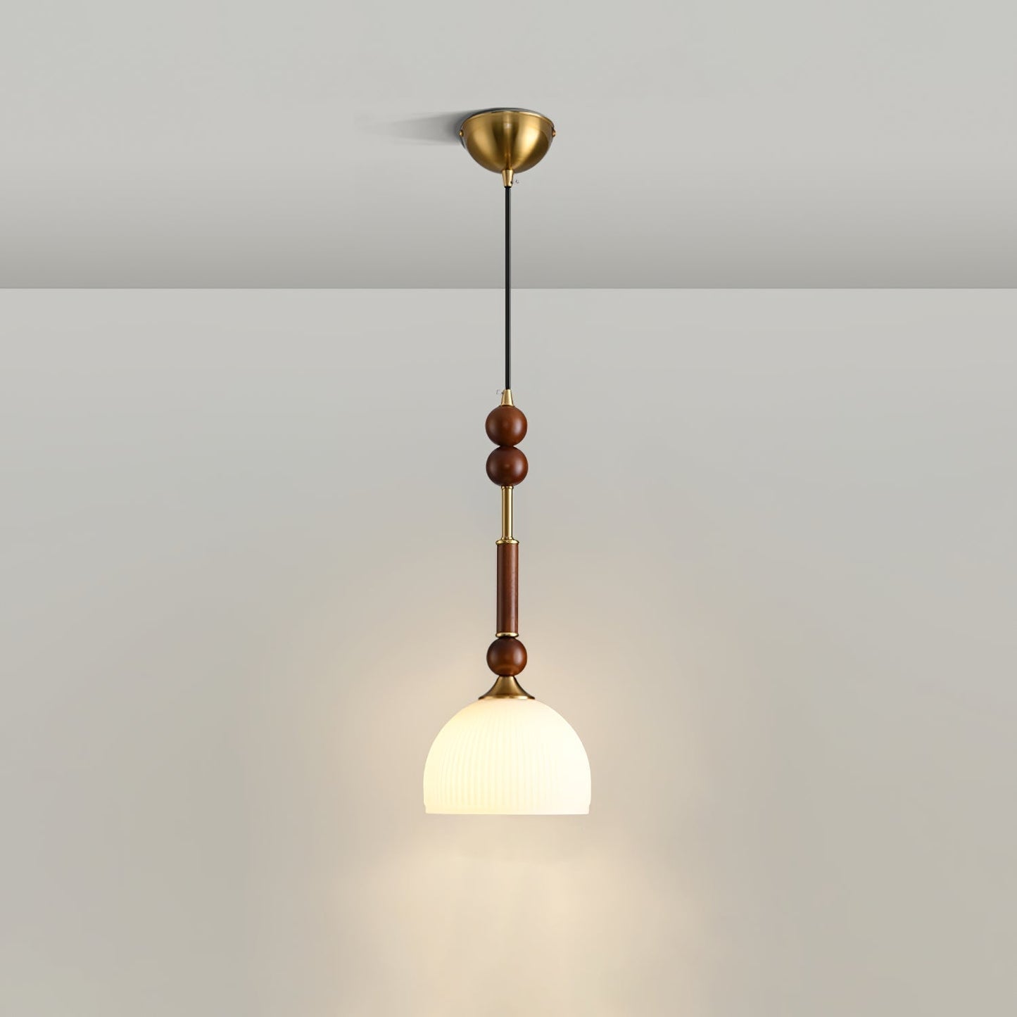 Houten Hanglamp met LED - Elegante Design Jérôme