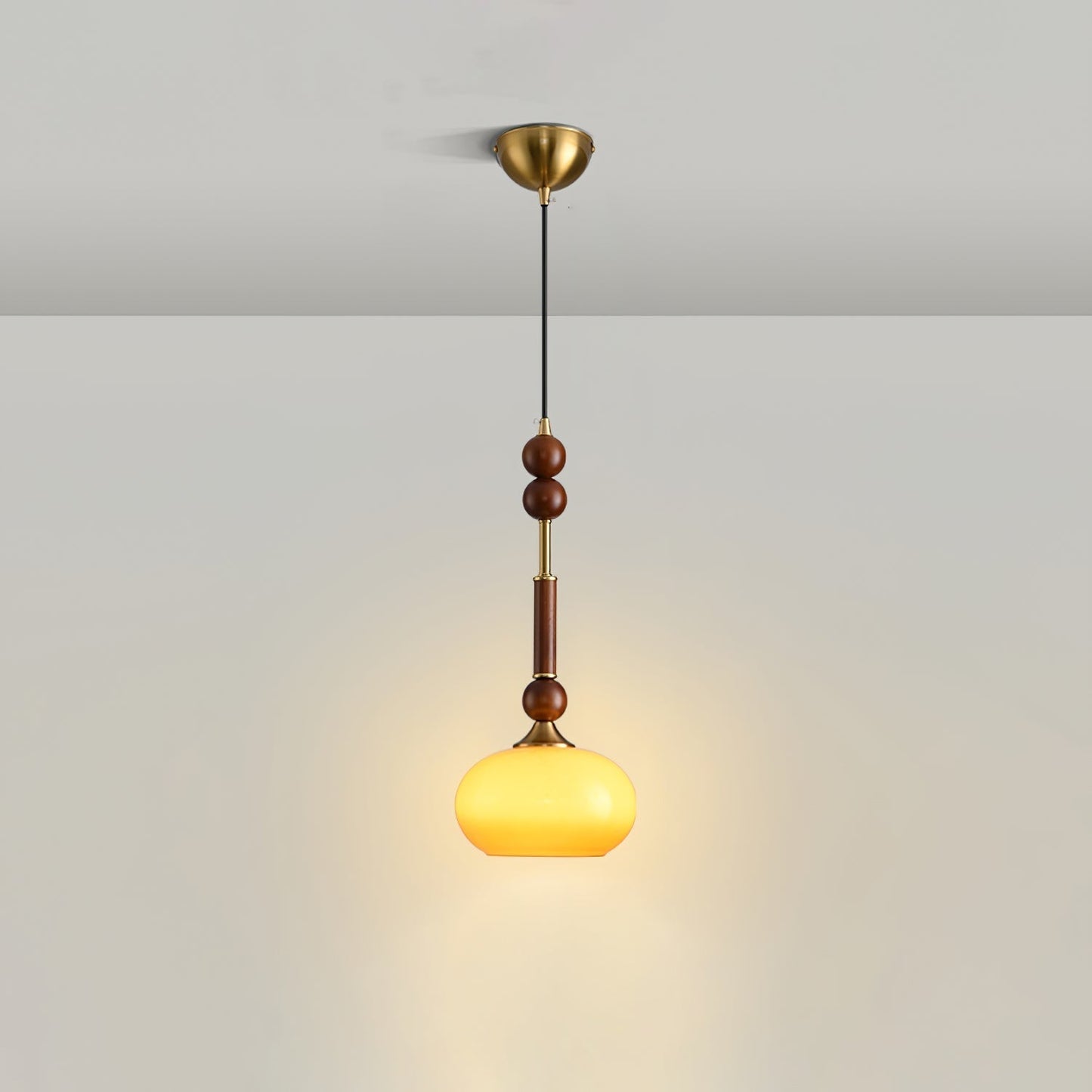 Houten Hanglamp met LED - Elegante Design Jérôme