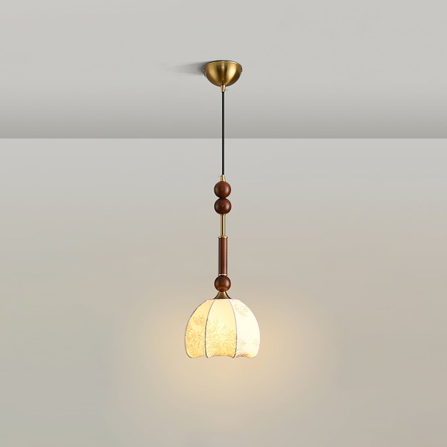 Houten Hanglamp met LED - Elegante Design Jérôme