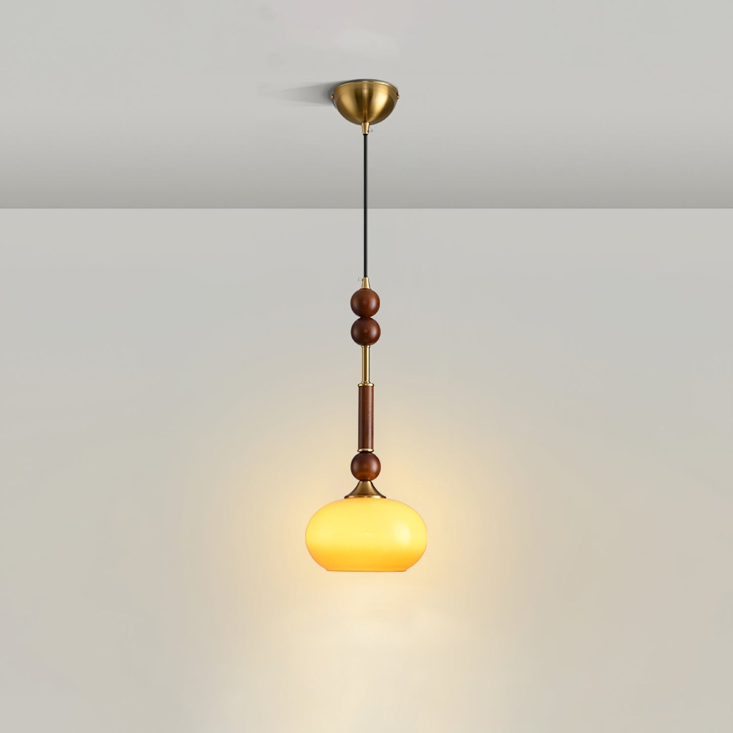 Houten Hanglamp met LED - Elegante Design Jérôme