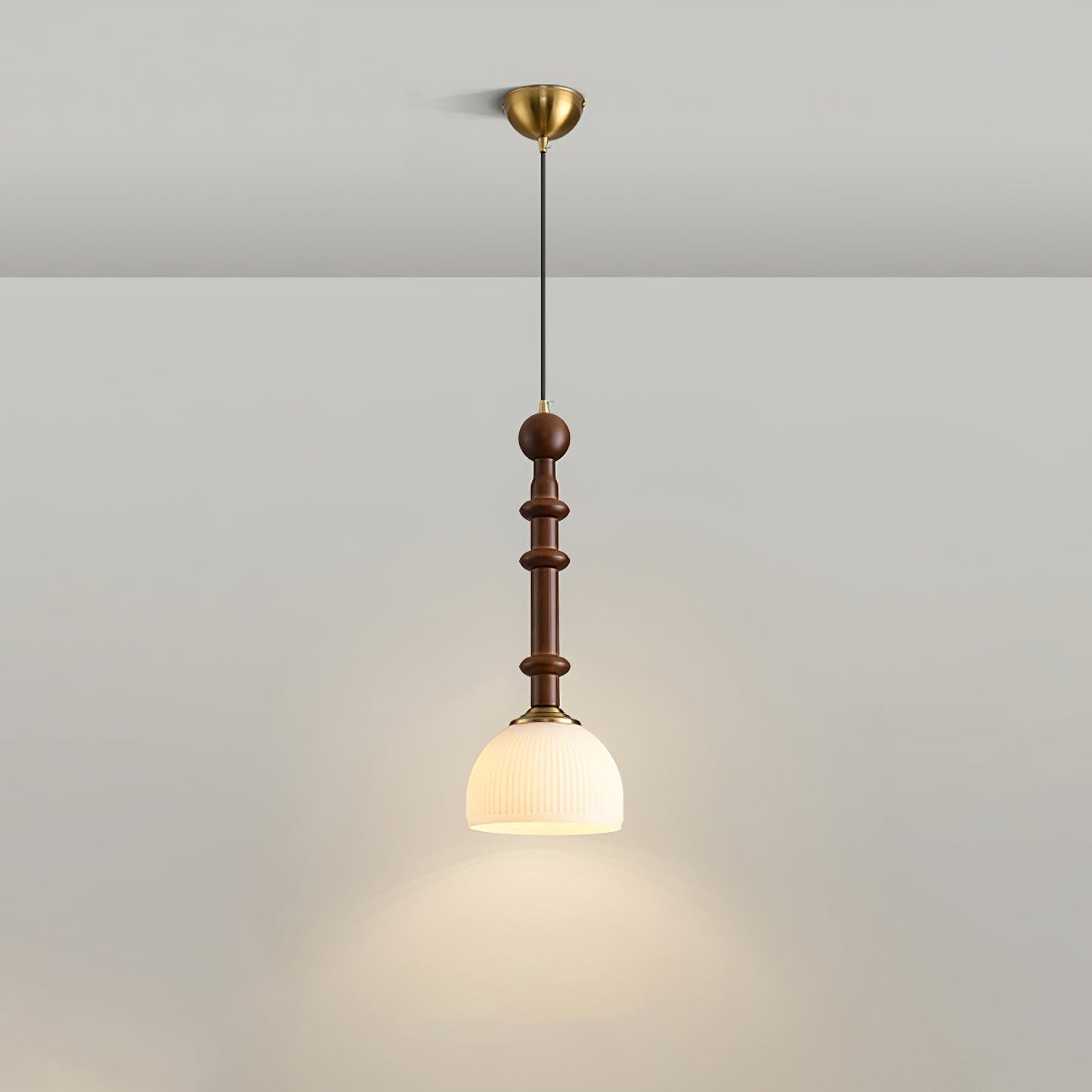 Houten Hanglamp met LED - Elegante Design Jérôme