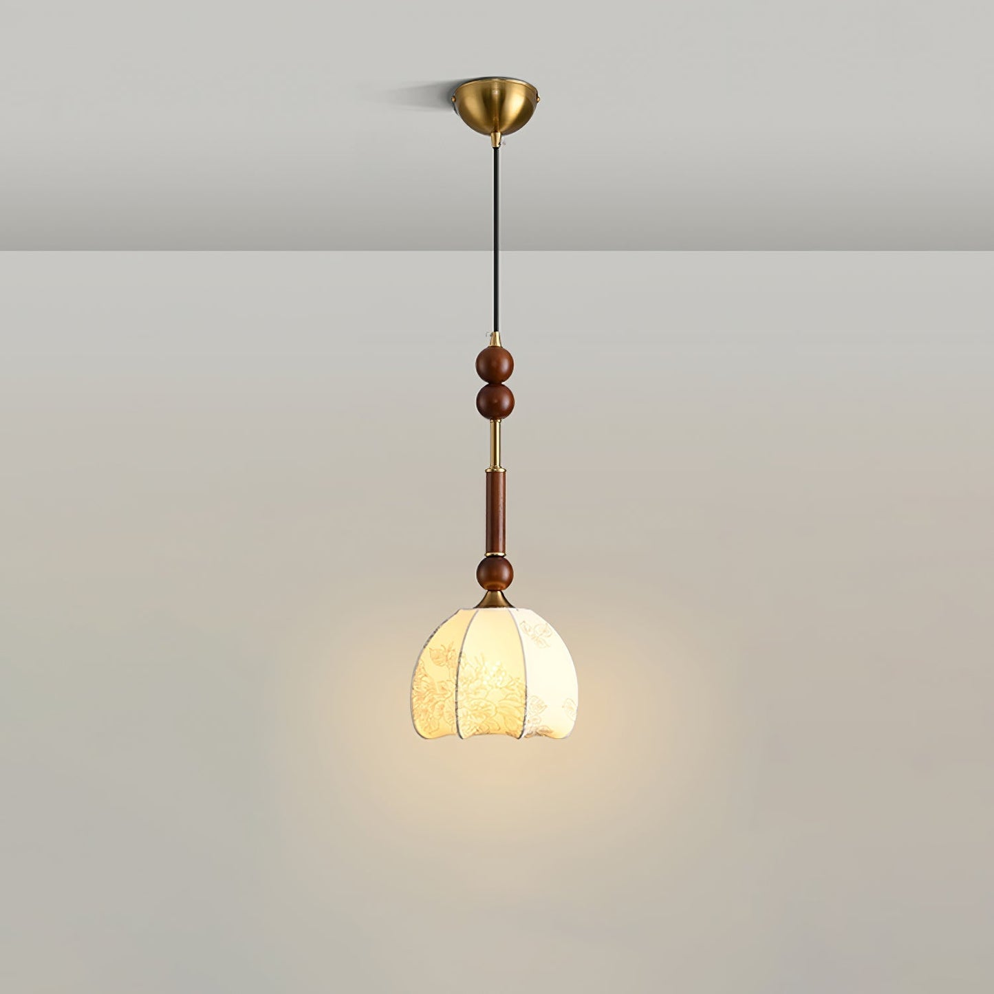 Houten Hanglamp met LED - Elegante Design Jérôme