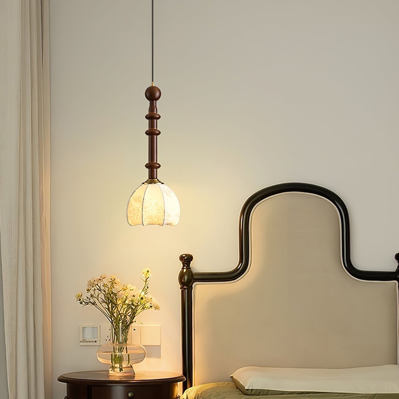 Houten Hanglamp met LED - Elegante Design Jérôme