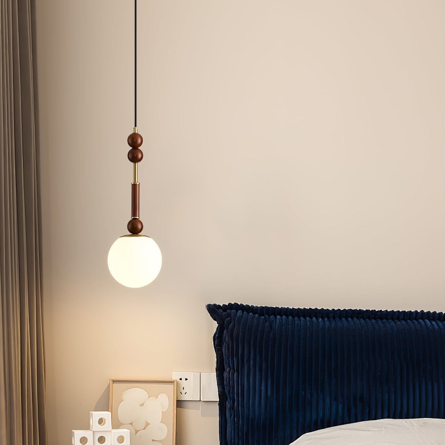 Houten Hanglamp met LED - Elegante Design Jérôme