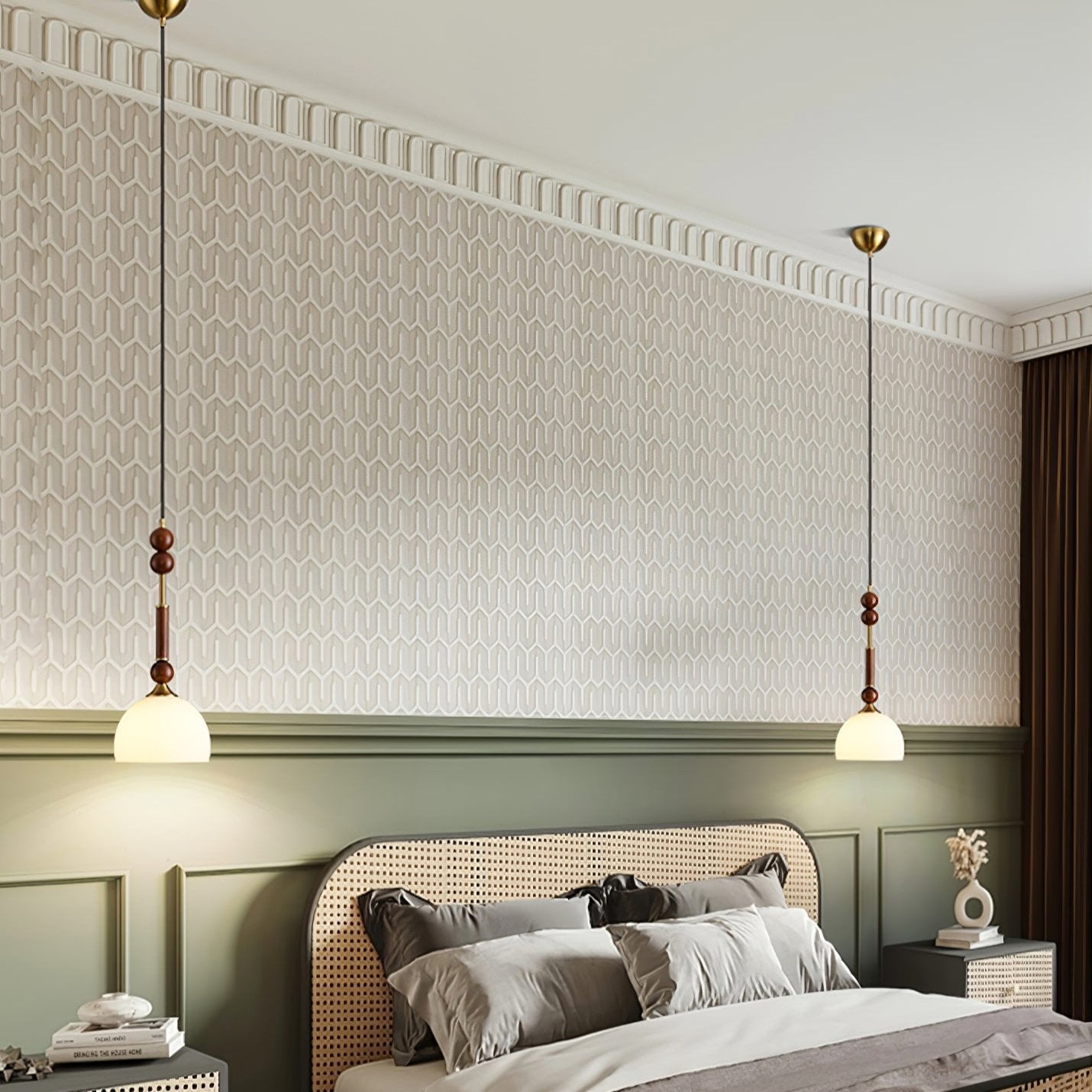 Houten Hanglamp met LED - Elegante Design Jérôme