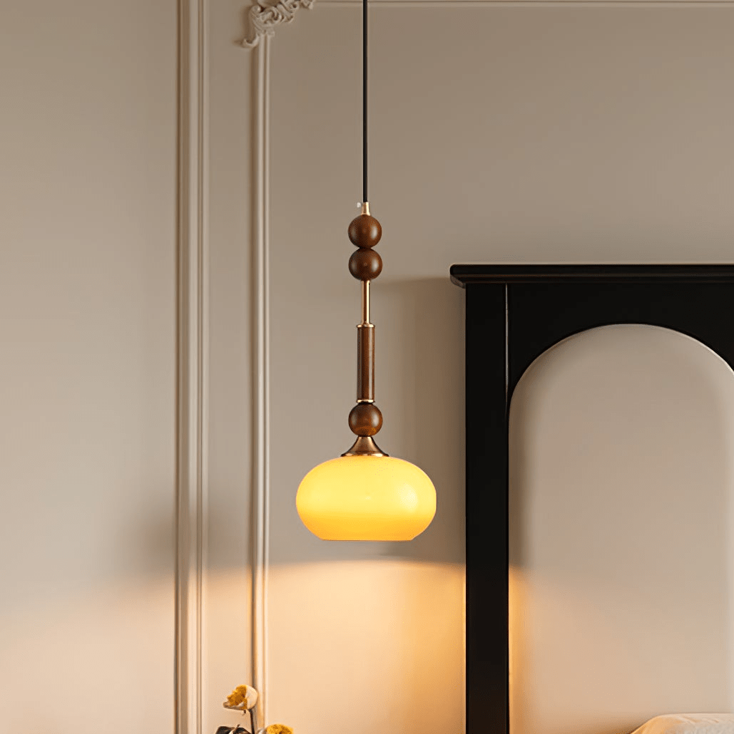 Houten Hanglamp met LED - Elegante Design Jérôme