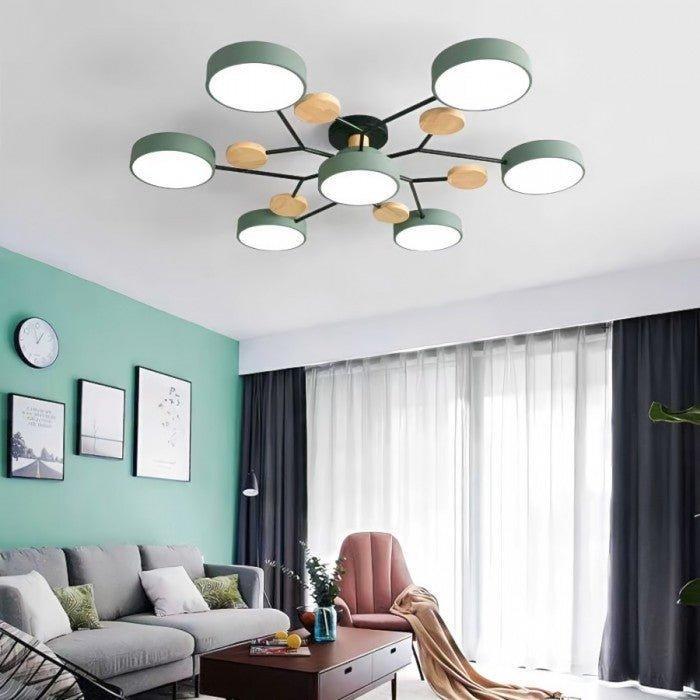 Houten LED Plafondlamp - Noémie Nordic Design