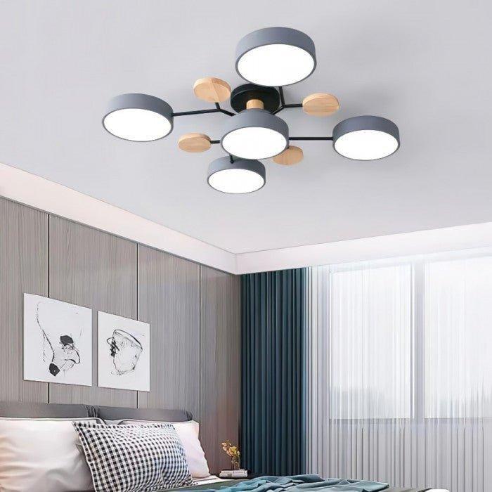 Houten LED Plafondlamp - Noémie Nordic Design