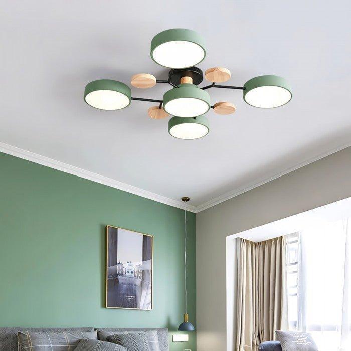 Houten LED Plafondlamp - Noémie Nordic Design