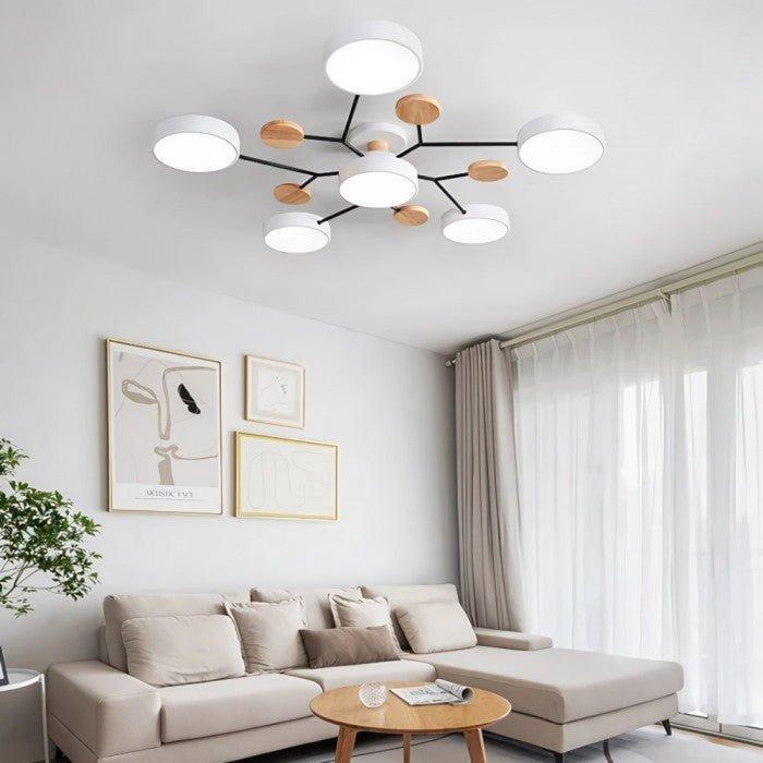 Houten LED Plafondlamp - Noémie Nordic Design