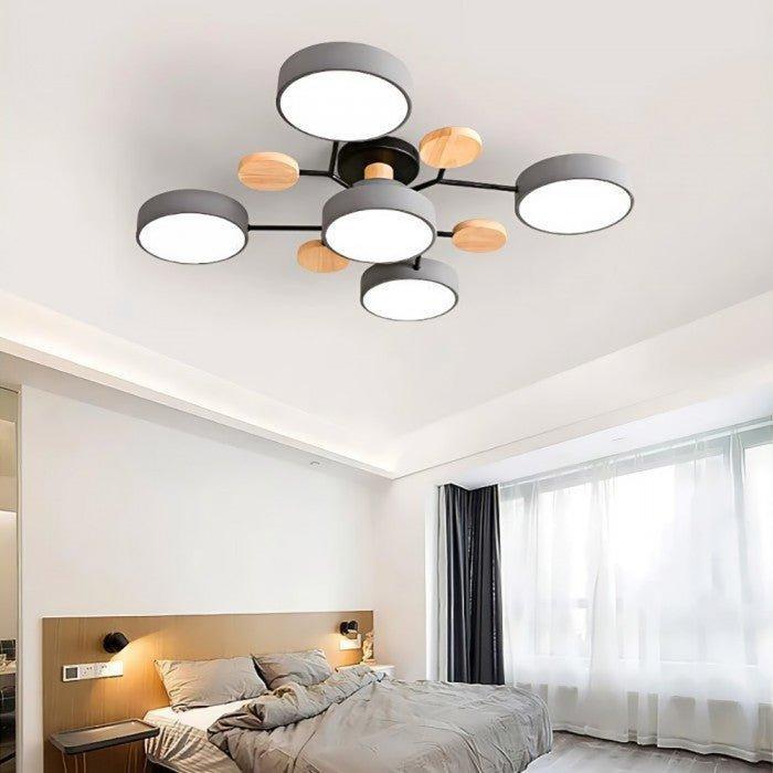 Houten LED Plafondlamp - Noémie Nordic Design