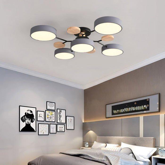 Houten LED Plafondlamp - Noémie Nordic Design