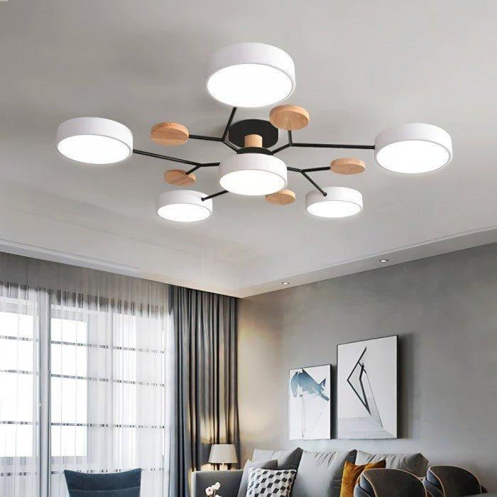 Houten LED Plafondlamp - Noémie Nordic Design