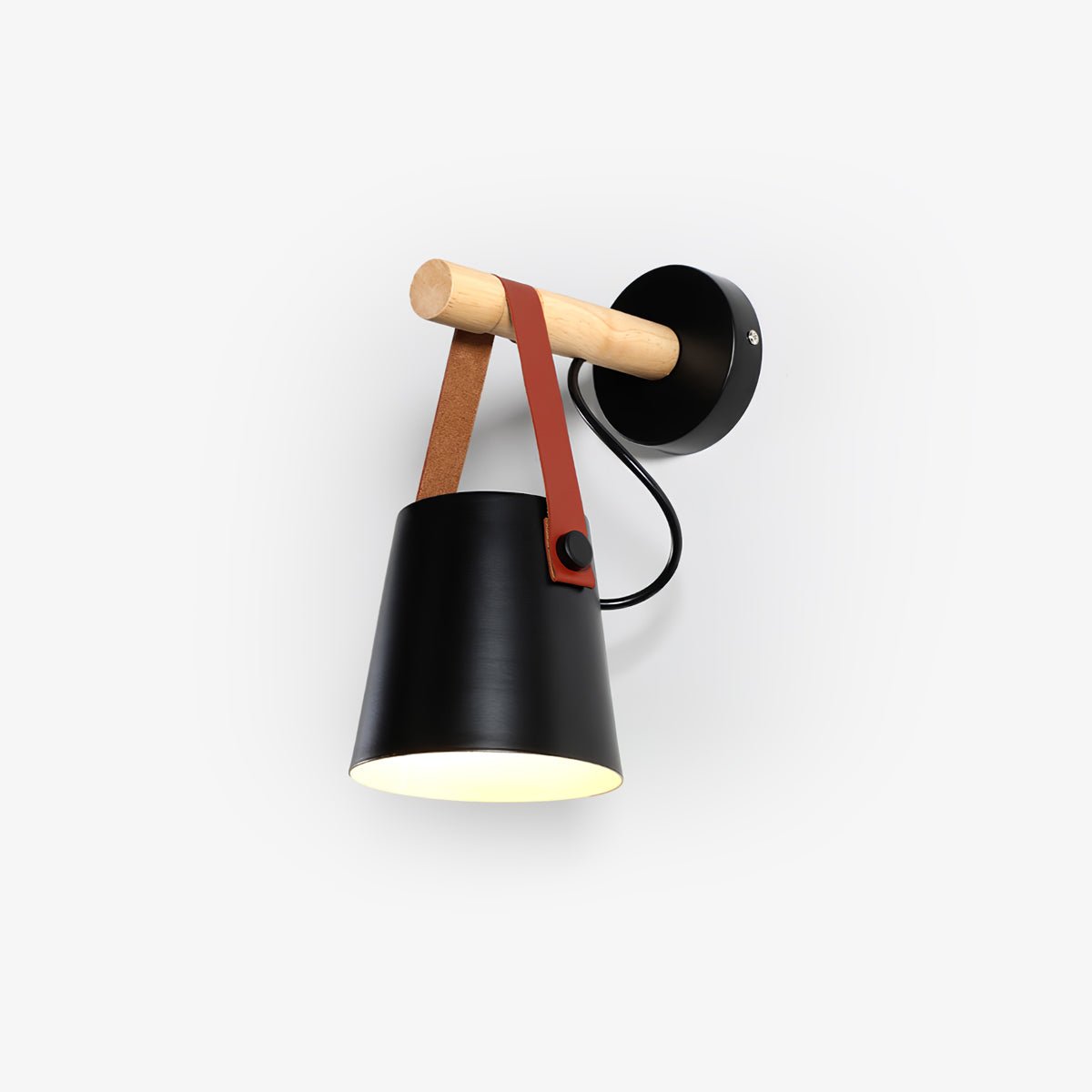 Houten Wandlamp met LED - Scandinavische Nazzareno Design