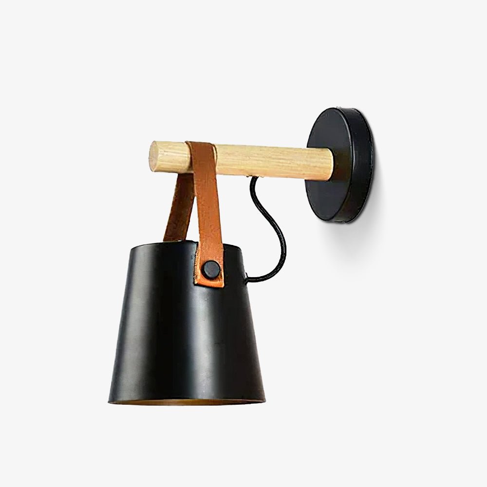 Houten Wandlamp met LED - Scandinavische Nazzareno Design