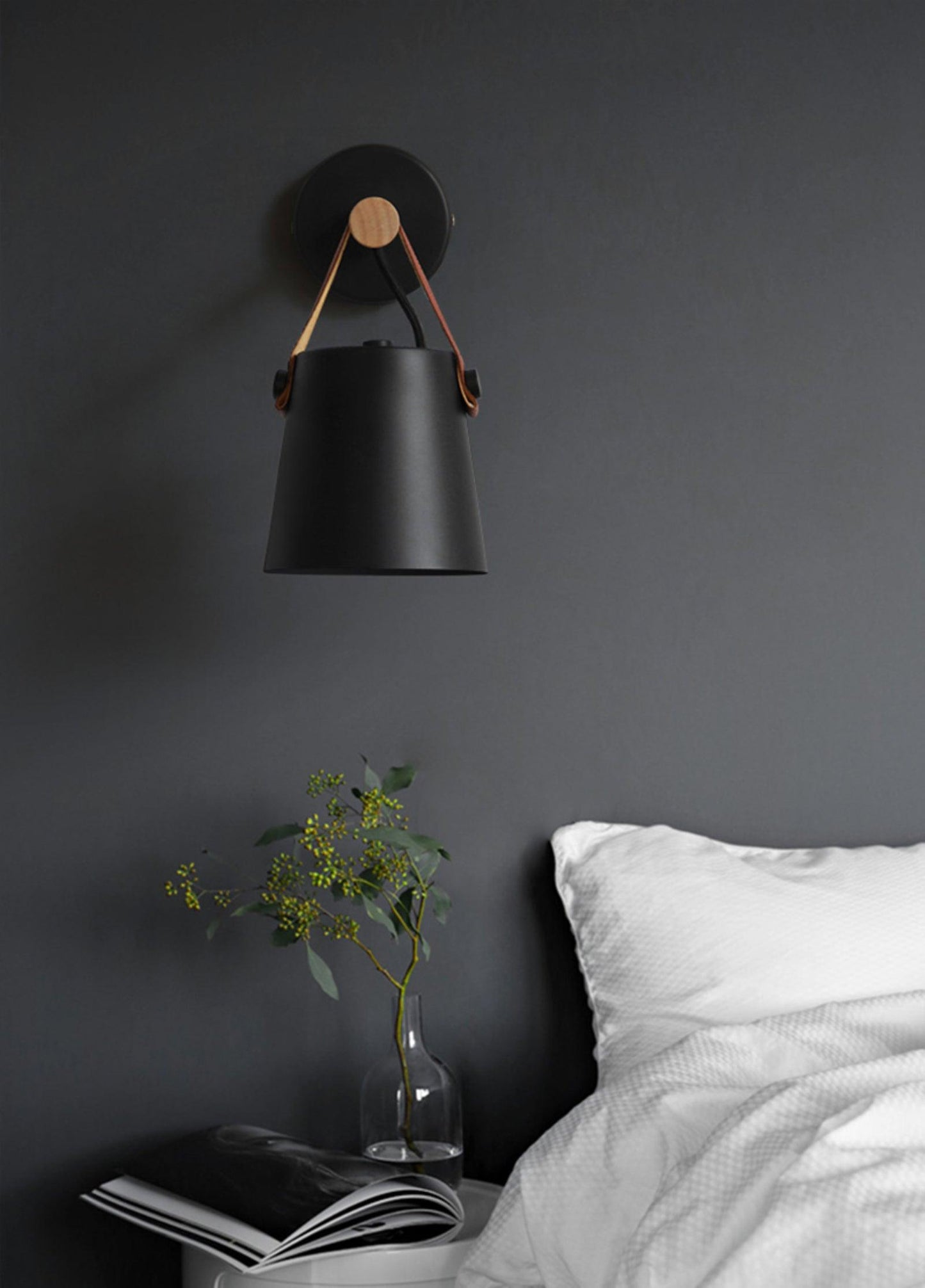 Houten Wandlamp met LED - Scandinavische Nazzareno Design