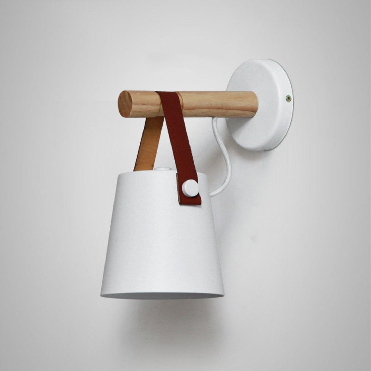 Houten Wandlamp met LED - Scandinavische Nazzareno Design
