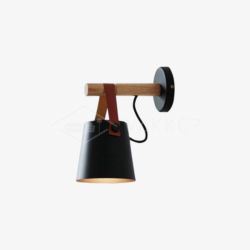 Houten Wandlamp met LED - Scandinavische Nazzareno Design