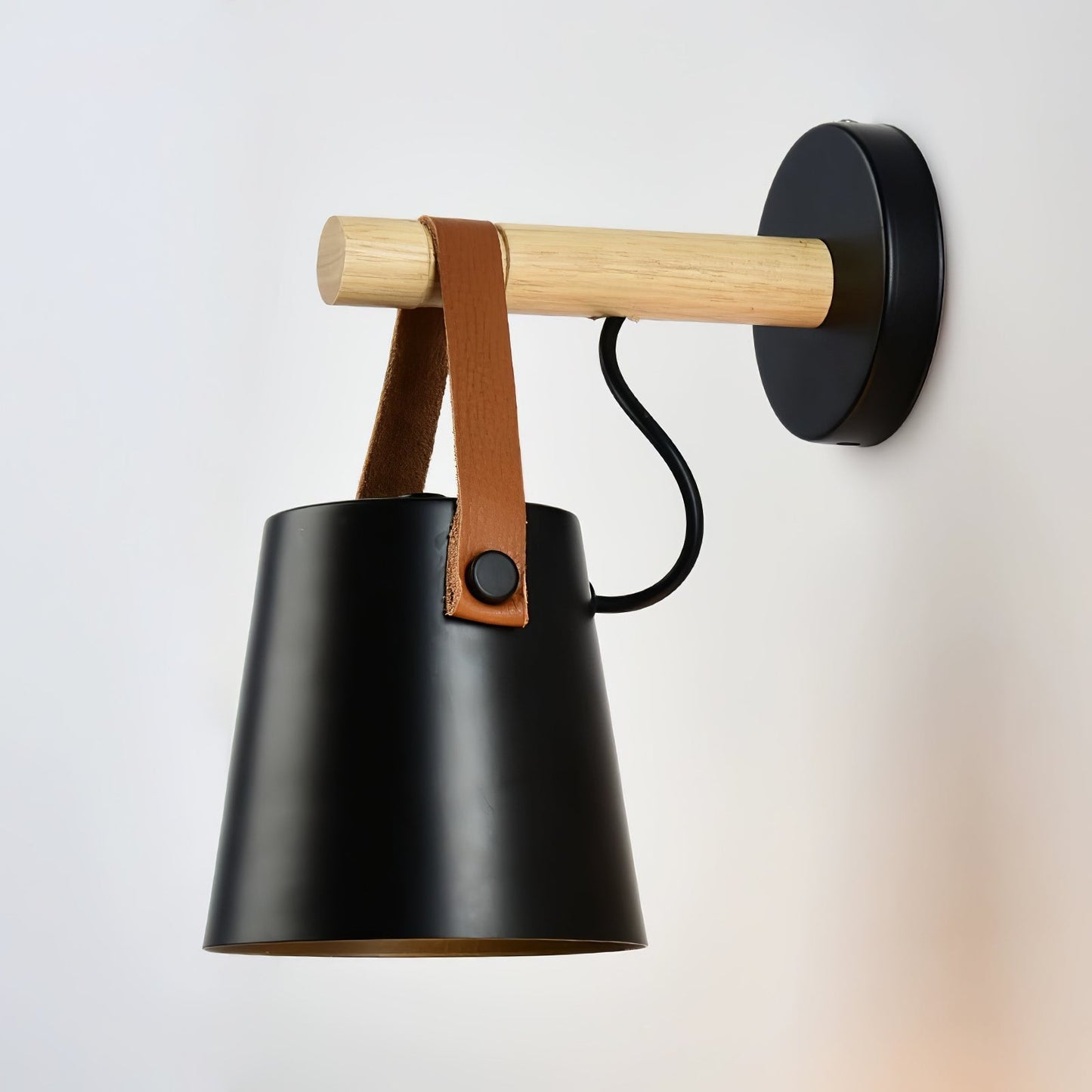 Houten Wandlamp met LED - Scandinavische Nazzareno Design