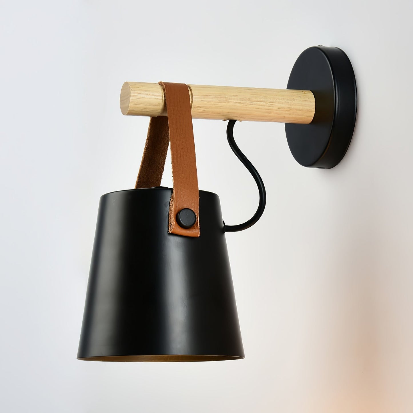 Houten Wandlamp met LED - Scandinavische Nazzareno Design