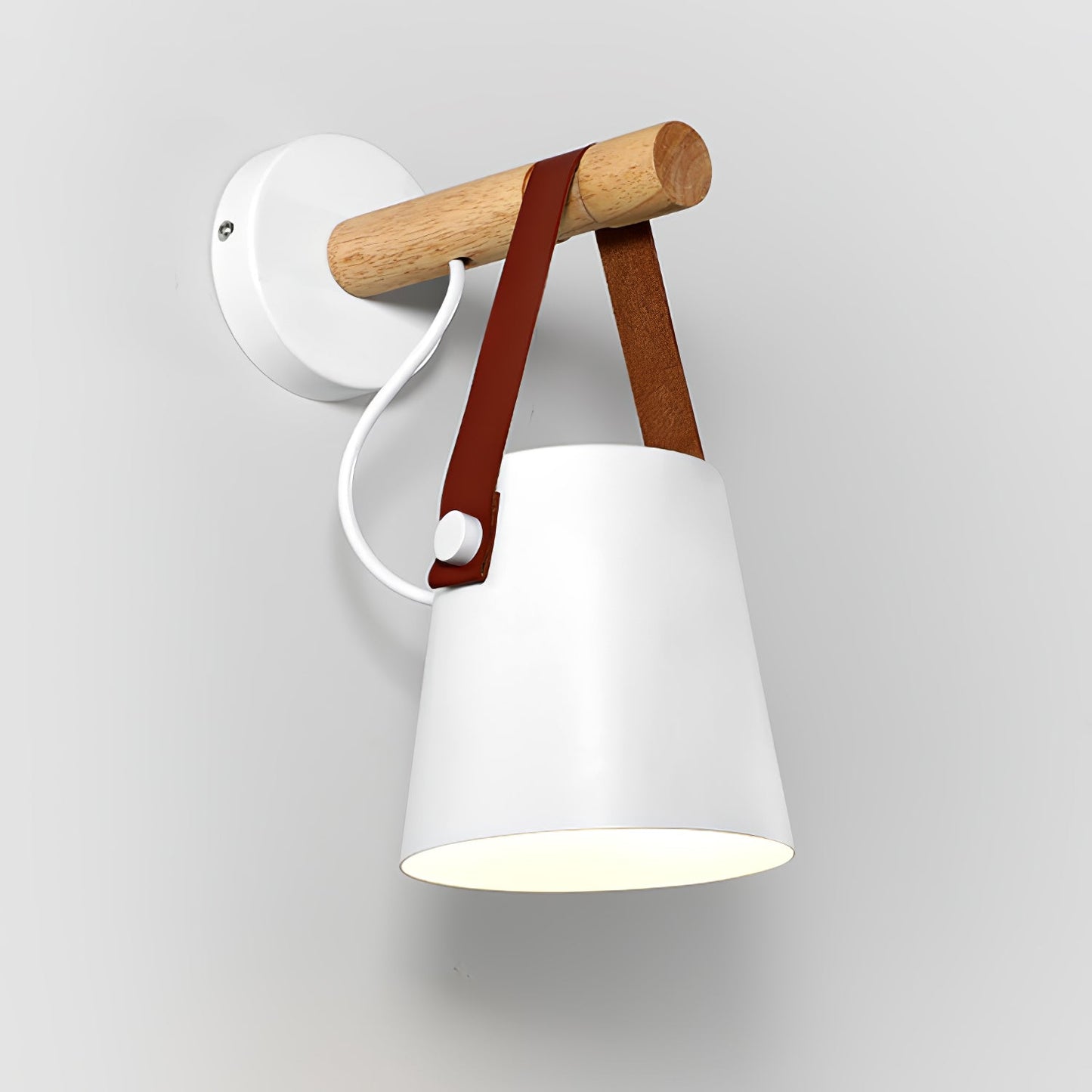 Houten Wandlamp met LED - Scandinavische Nazzareno Design