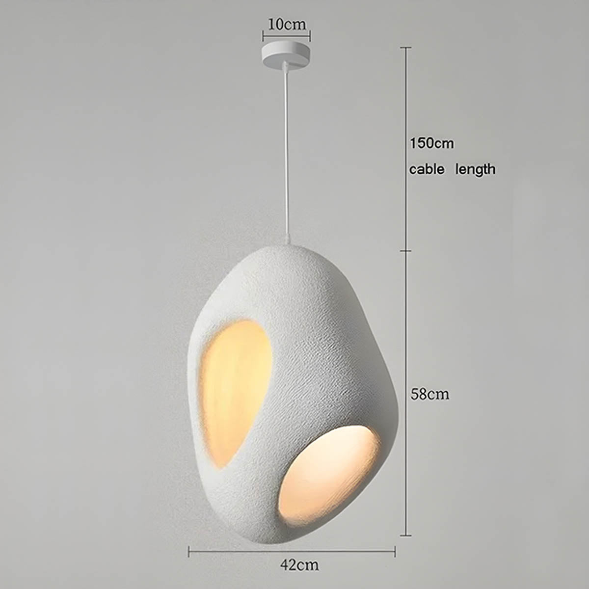 LED Lamp met Verstelbare Snoerlengte - Inés Stijlvolle Lamp