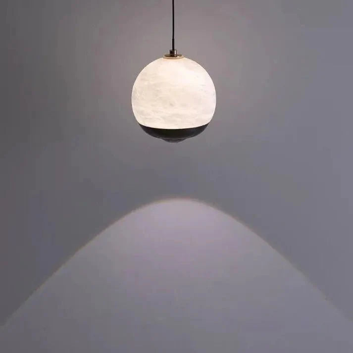 Marmeren Hanglamp met Albasten Bol - Jodie Verlichting