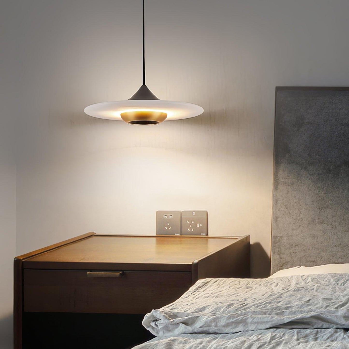 Marmeren Hanglamp met LED - Stijlvolle Verlichting Jelle