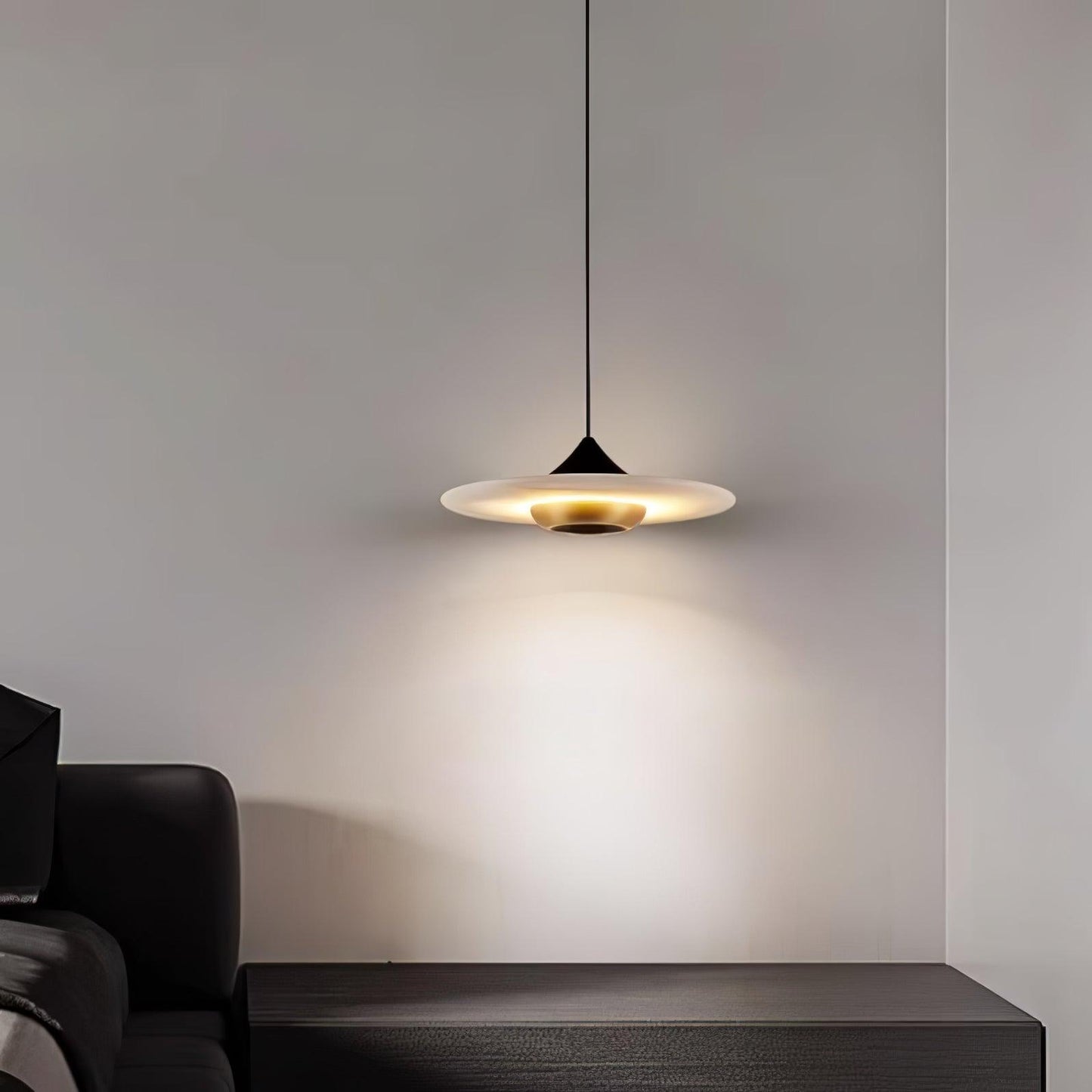 Marmeren Hanglamp met LED - Stijlvolle Verlichting Jelle