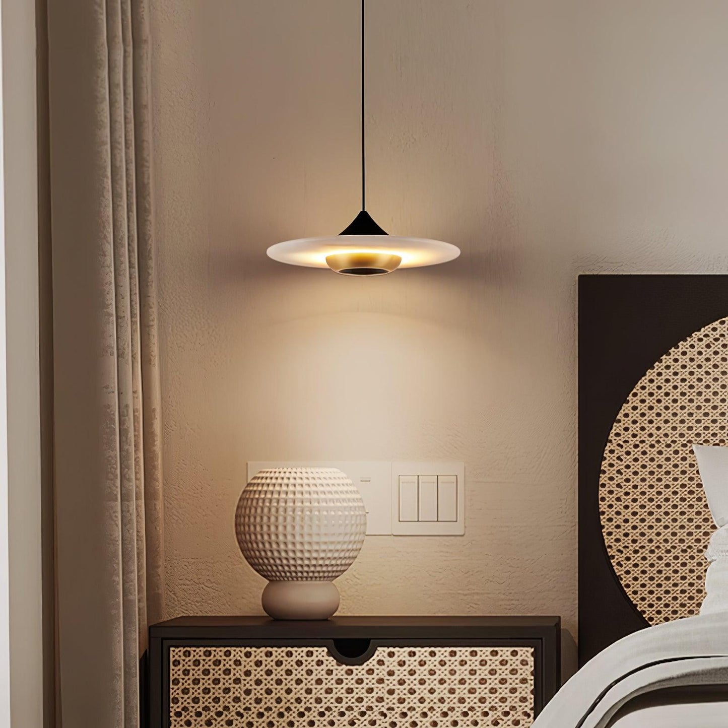 Marmeren Hanglamp met LED - Stijlvolle Verlichting Jelle