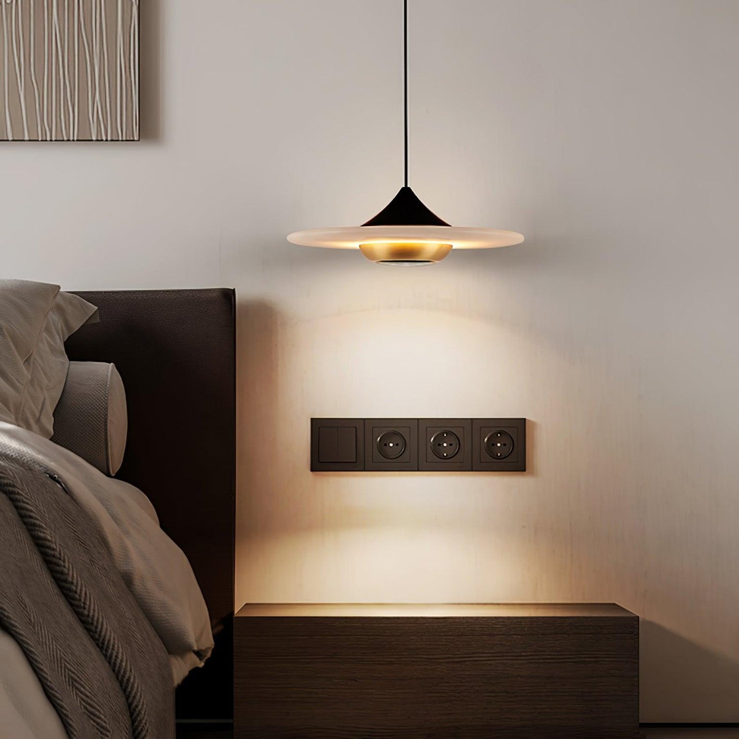 Marmeren Hanglamp met LED - Stijlvolle Verlichting Jelle