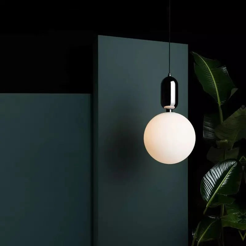 Moderne Bolvormige Hanglamp - Slank Ontwerp Verlichting