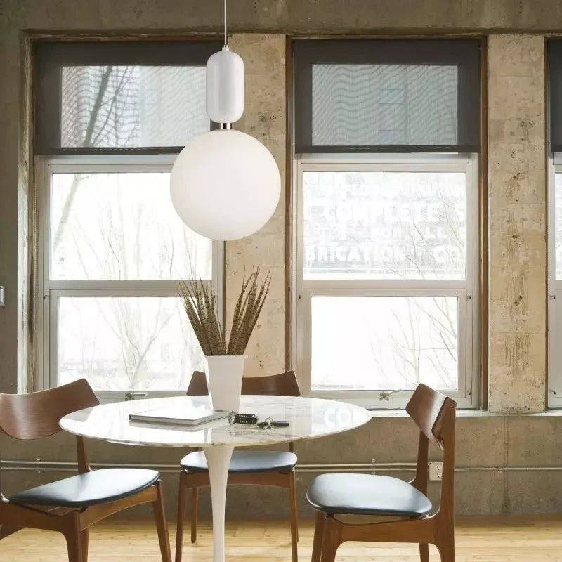 Moderne Bolvormige Hanglamp - Slank Ontwerp Verlichting