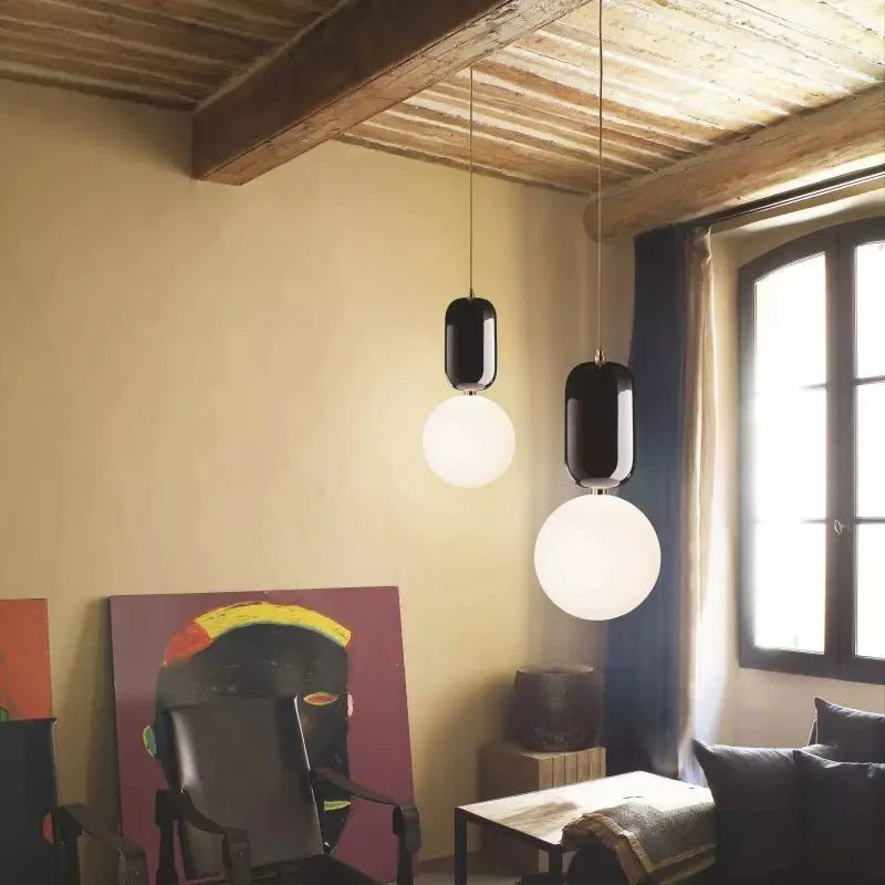 Moderne Bolvormige Hanglamp - Slank Ontwerp Verlichting