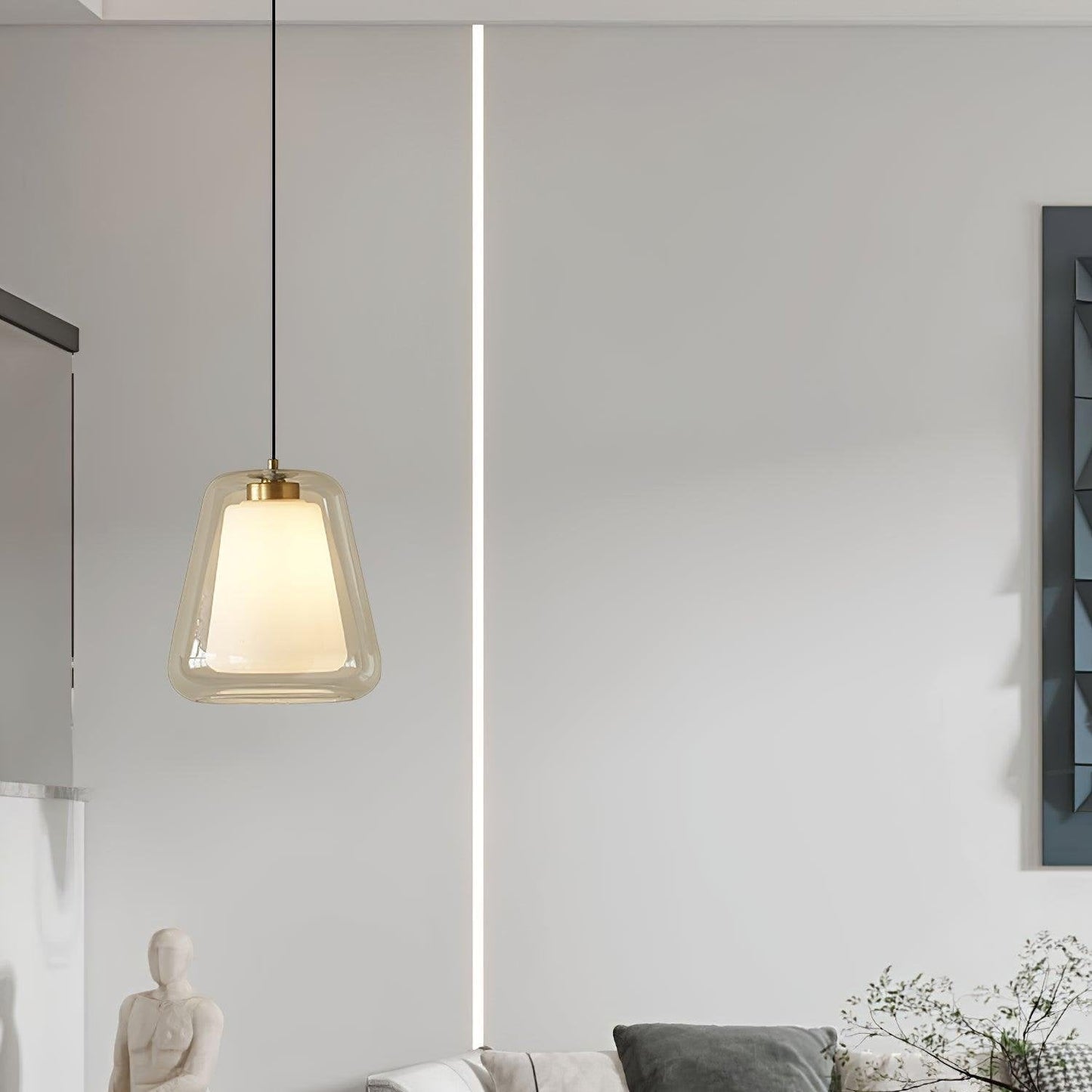 Moderne Glazen Hanglamp - Duurzaam Ontwerp Jeroen