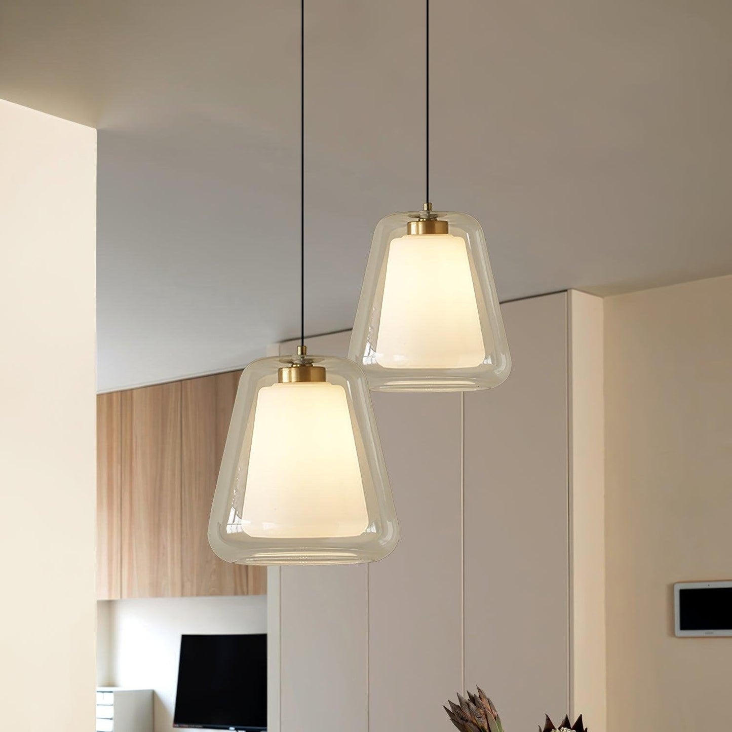Moderne Glazen Hanglamp - Duurzaam Ontwerp Jeroen