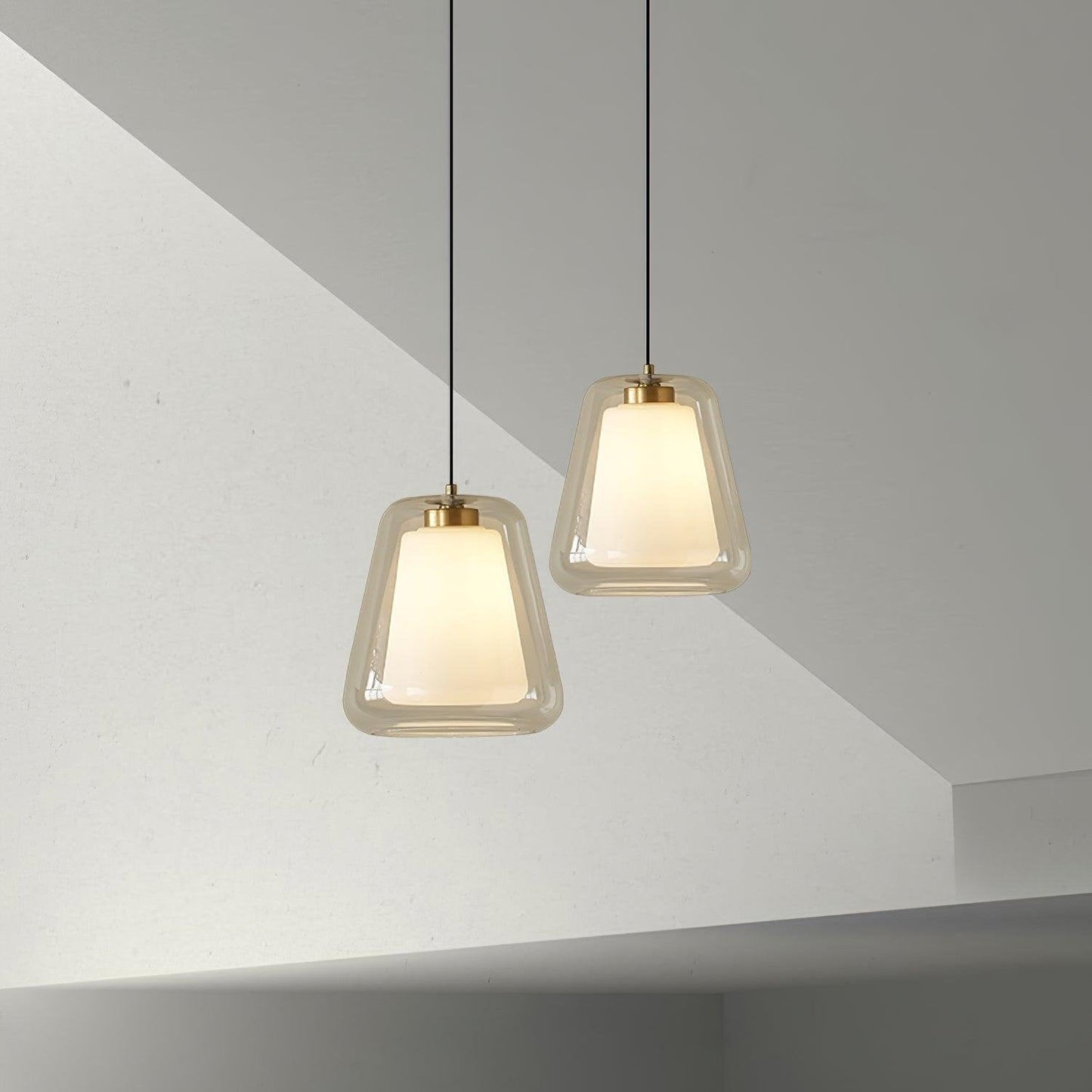Moderne Glazen Hanglamp - Duurzaam Ontwerp Jeroen