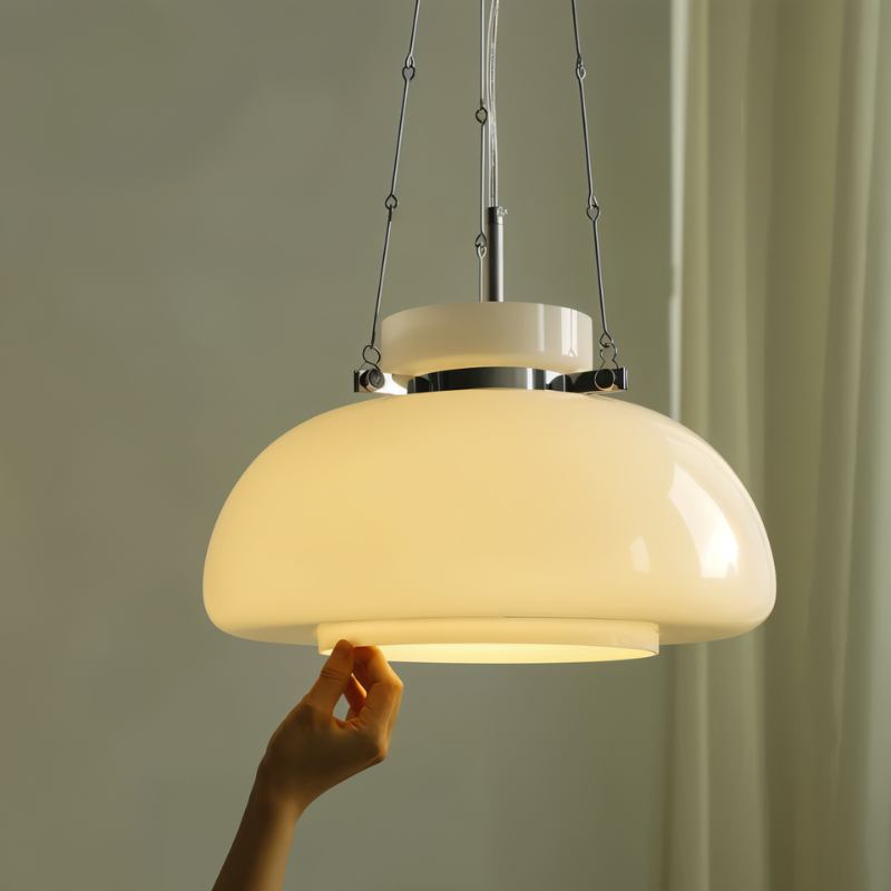 Moderne Glazen Hanglamp met LED - Ginevra Verlichting