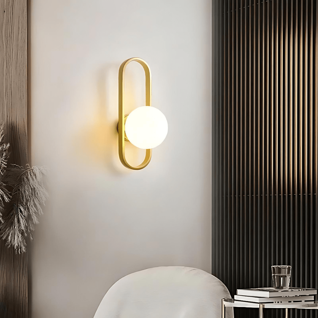 Moderne Glazen Wandlamp met LED - Set Maxence