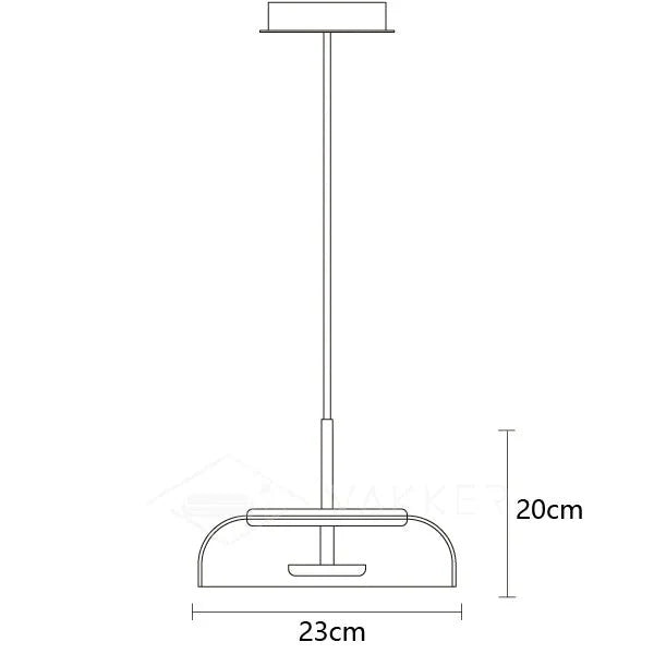 Moderne Hanglamp met LED - Sfeervolle Verlichting Laura