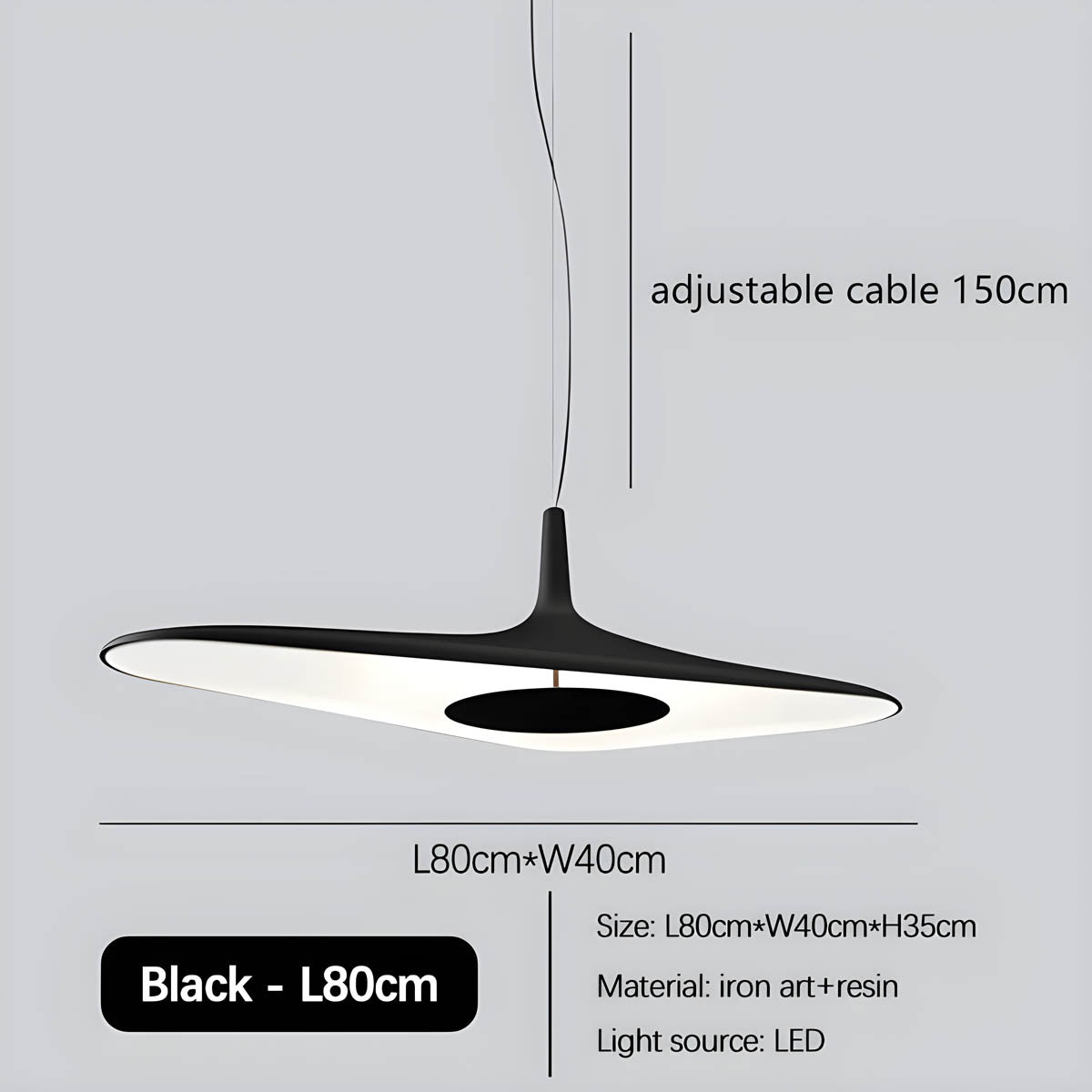 Moderne Hars Hanglamp - Elegante Design Eetkamer Woonkamer