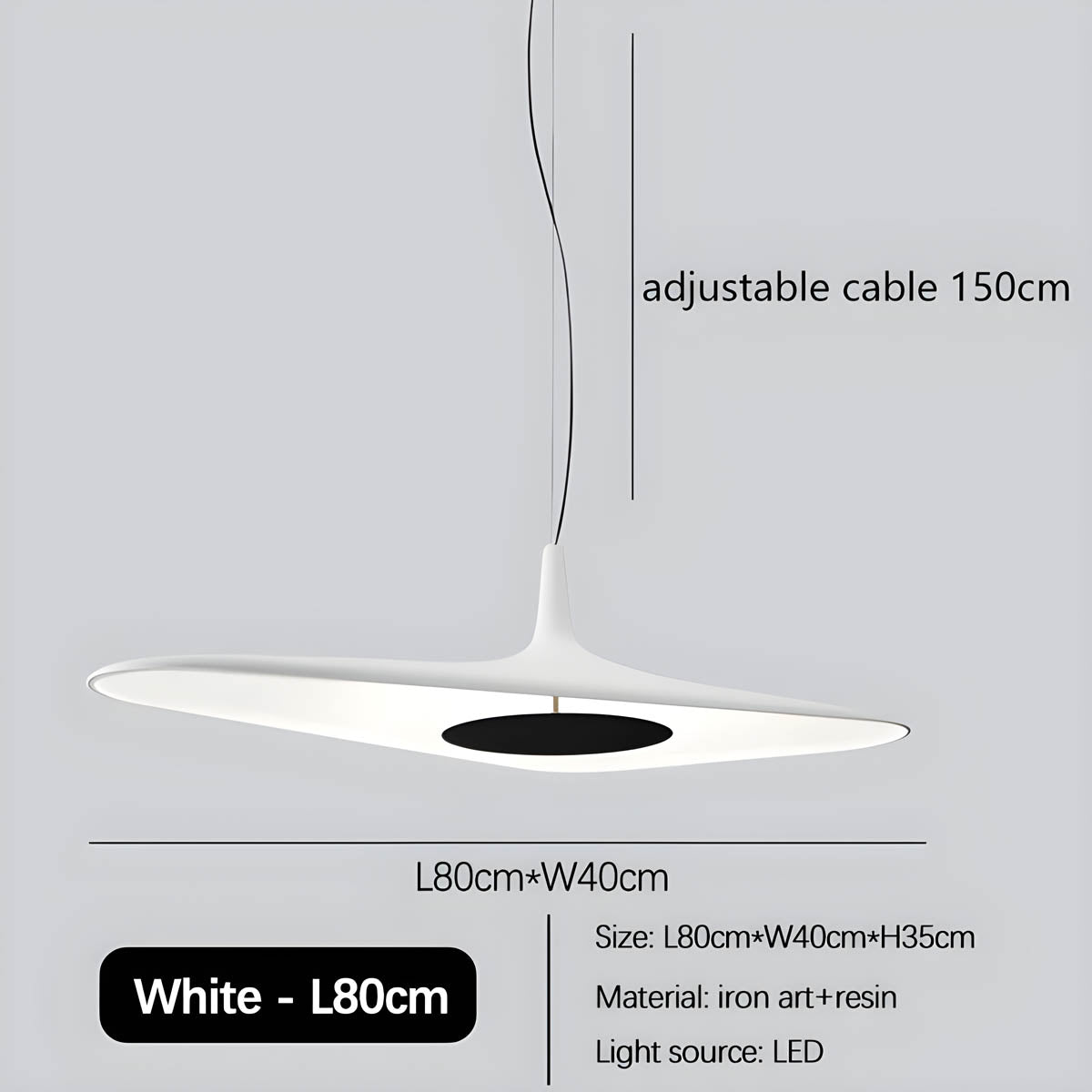 Moderne Hars Hanglamp - Elegante Design Eetkamer Woonkamer
