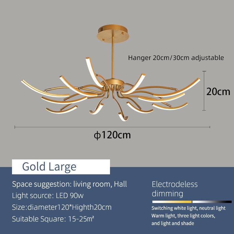 Moderne LED Plafondlamp - Elegante Françoise Verlichting