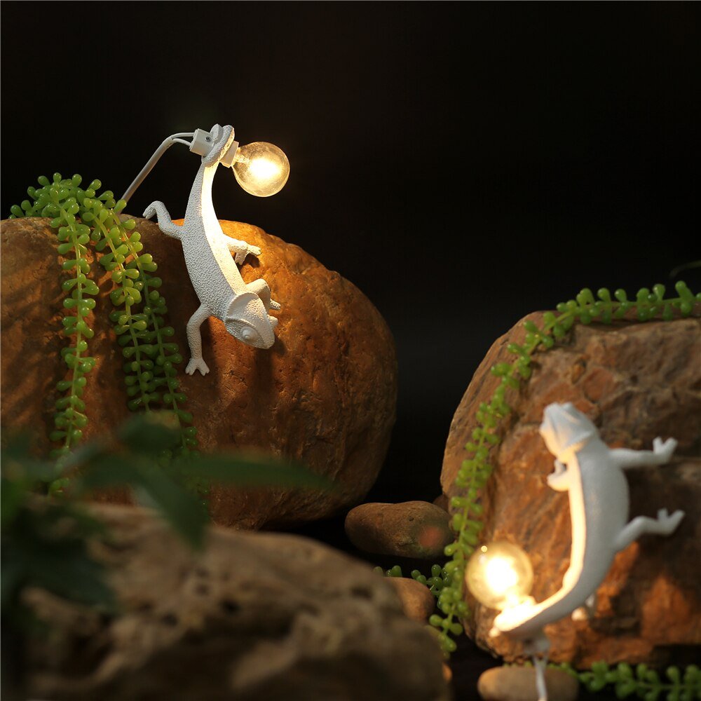 Moderne LED Tafellamp - Uniek Design Hagedis Bram