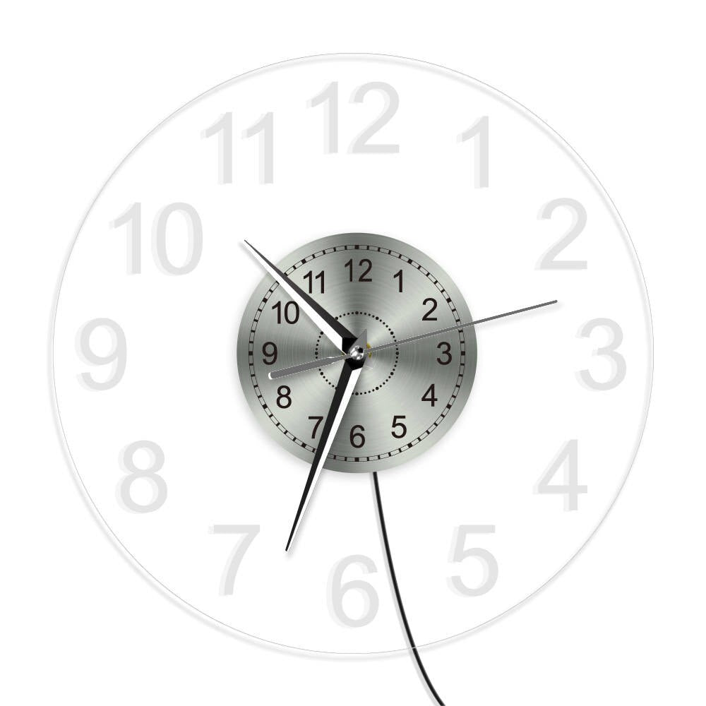 Moderne LED Wandklok - Stijlvol Design Interieur Heloise