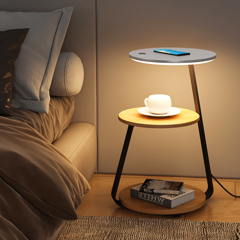Moderne Lamp met Oplader - Adolfo Design Verlichting
