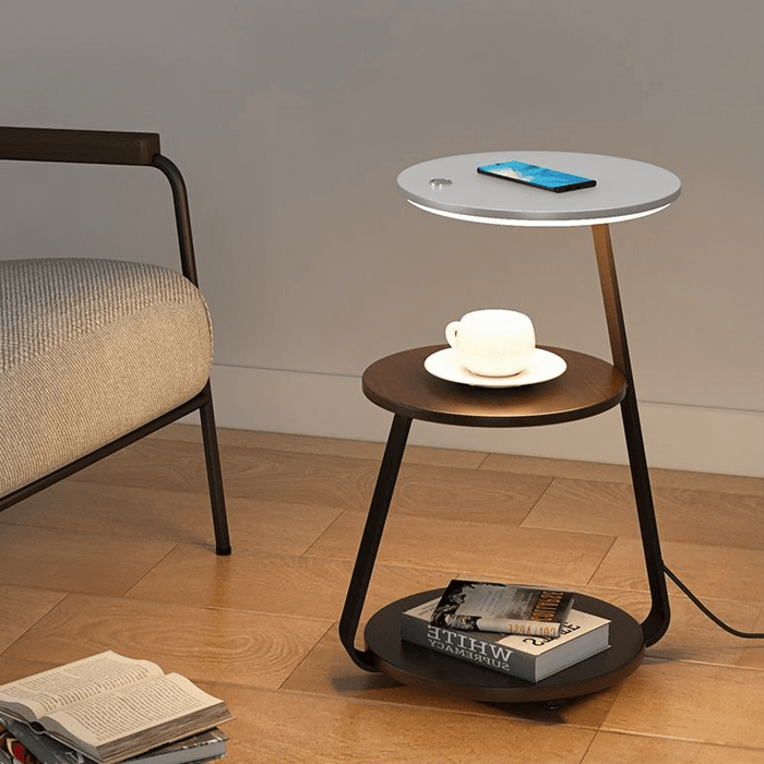 Moderne Lamp met Oplader - Adolfo Design Verlichting