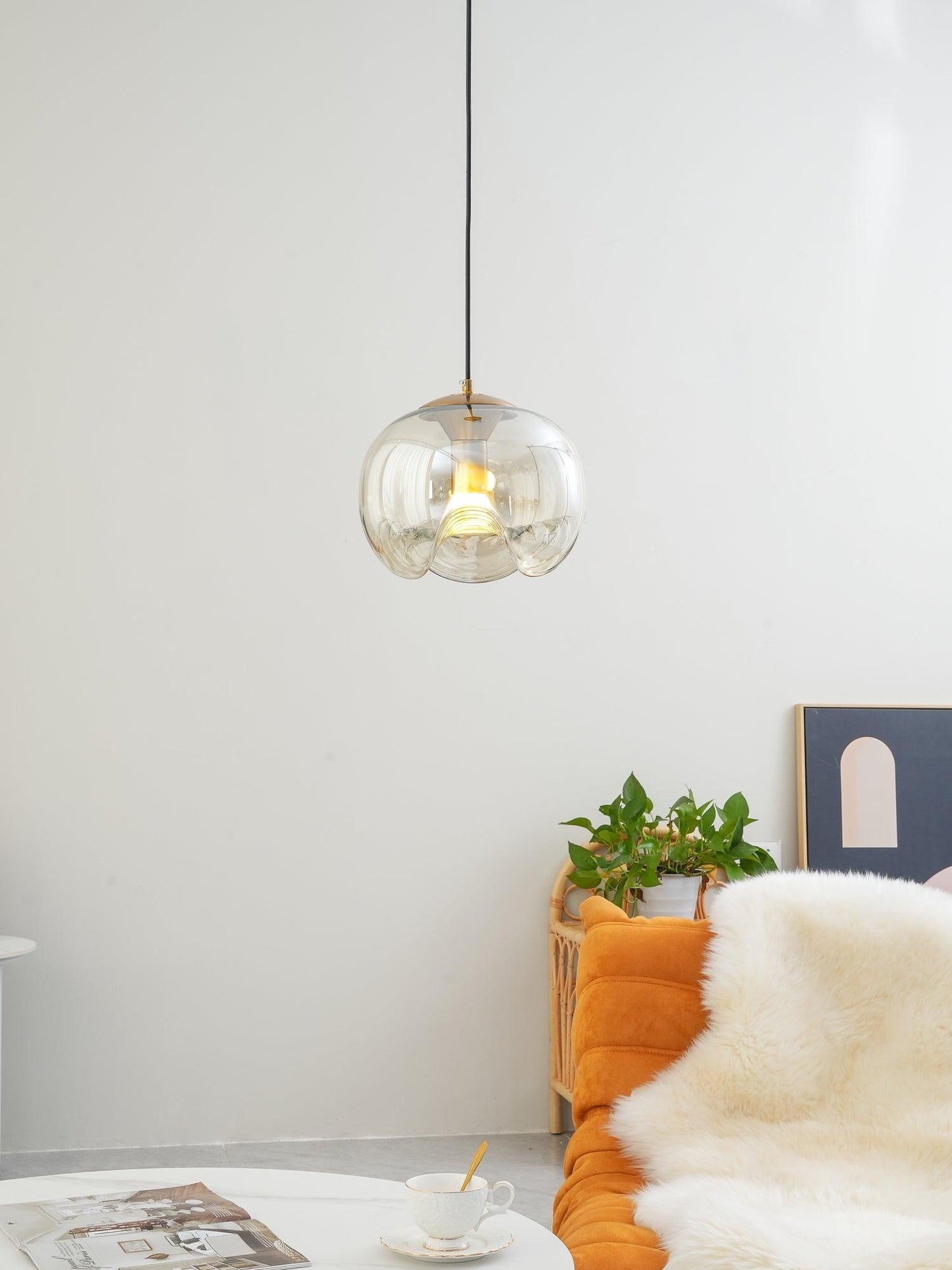 Natuurlijke Hanglamp Verstelbare Hoogte - Jimena